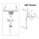 Ring Light for Phone, SIX-QU Cell Phone Holder with Selfie Ring Light for Live Stream, Makeup, Video Chat, 3-Light Mode and 10-Level Brightness with Flexible Phone Stand for iPhone, Android Phone