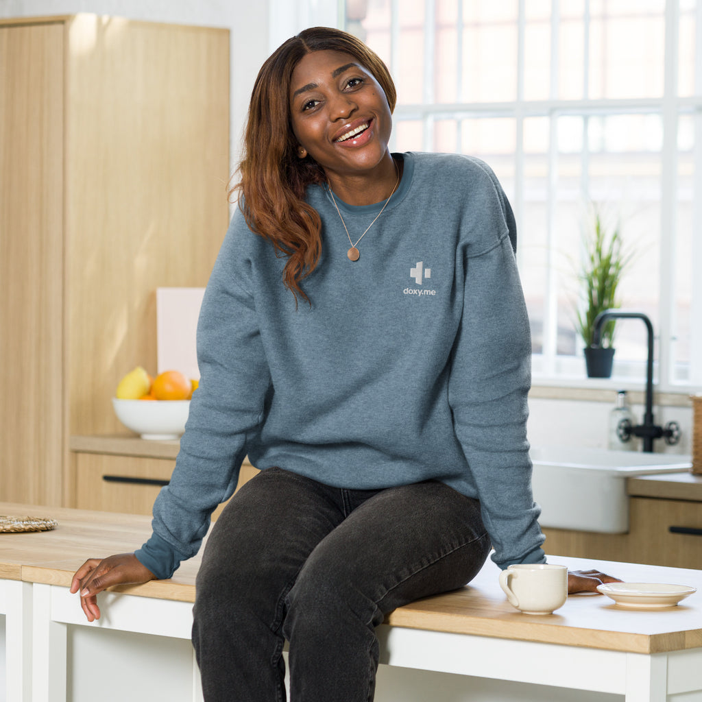 Unisex Sueded Fleece Sweatshirt