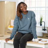 Unisex Sueded Fleece Sweatshirt